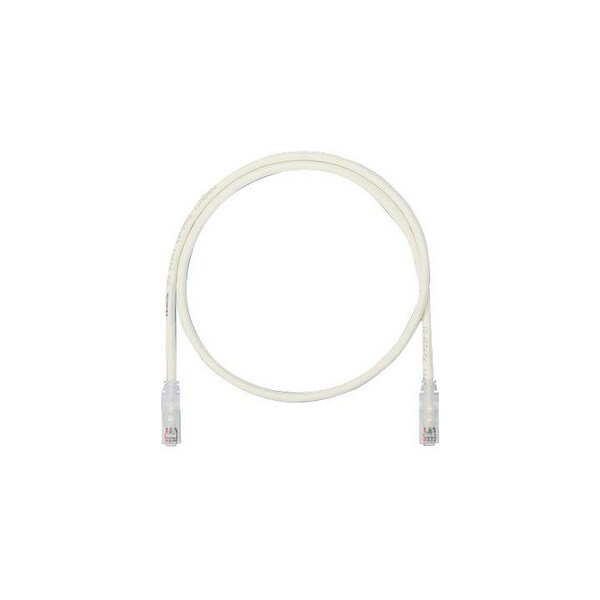 Panduit CAT6A SD PATCHCORD UTP 10GB/S, 4PR RJ45/RJ45 CLEAR BOOT, OFFWHITE, 38 FT UTP6ASD38